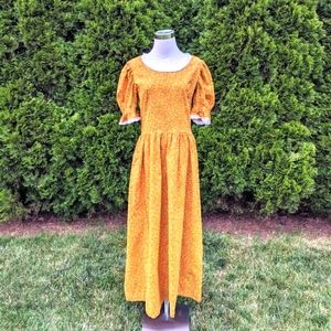 Original Vintage Prairie Dress Country Floral